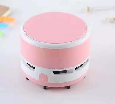 2024 Новый практичный настольный пылесос, мини-машина для уборки мусора, портативный пылесос, клавиатура для ноутбука, кнопка для шитья автомобиля розовый