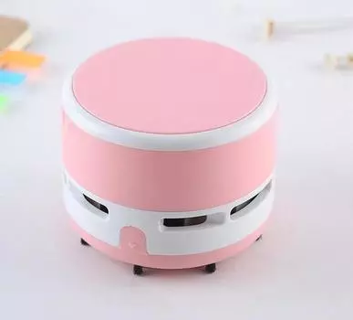 2024 Новый практичный настольный пылесос, мини-машина для уборки мусора, портативный пылесос, клавиатура для ноутбука, кнопка для шитья автомобиля розовый