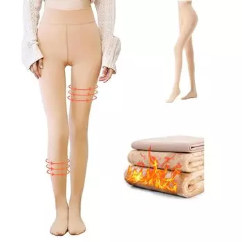 2024 Новый прозрачный поддельный матовый компрессионный компрессионный красивый защита от холода интегрированный толстый стиль чулок для защиты от тепла и пота цвет кожи для