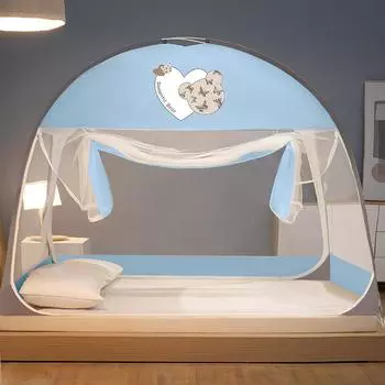 2024 Новый рисунок животных Бытовая кровать Москитная сетка 120/150/180 см 1 шт Пылезащитная москитная сетка для установки 1.2m 4inch bed