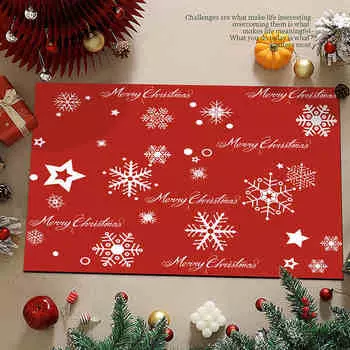 2024 Новый Рождественский Коврик Diatom Mud для ванной комнаты, нескользящий коврик для пола, домашний декор, кухня, впитывающий, быстросохнущий ковер 40x60cm 16x24inch