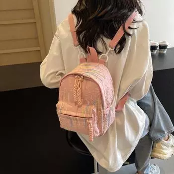 2024 Новый рюкзак для девочек, симпатичные школьные сумки для студентов-подростков, карманы для девочек, женский рюкзак Harajuku белый