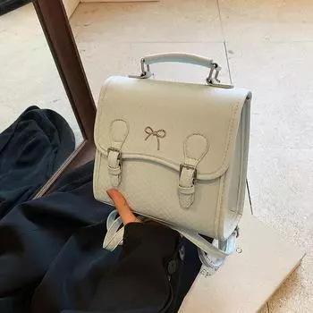 2024 новый рюкзак женский нишевый дизайн рюкзак sense модный универсальный студенческий школьный рюкзак портативная сумка через плечо белый