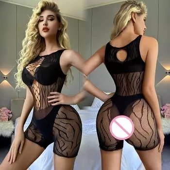 2024 Новый рыболовная сеть боди чулки женские эротические сетчатые ажурные прозрачные колготки нижнее белье костюм сексуальный перспективный боди XXS