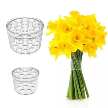 2024 Новый спиральный держатель для стебля икебаны, цветочная сетка для вазы, элегантный центральный элемент, дизайн компании, инструмент для цветочной композиции на вечеринку