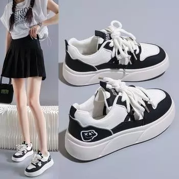 2024 Новый стиль повседневной обуви для женщин Женская обувь на платформе Белые туфли Удобные кроссовки женские роскошные plataforma mujer 35 коричневый