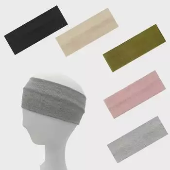 2024 Новый стиль женская однотонная вязаная повязка на голову: Корейские аксессуары для волос для спорта и отдыха Cross