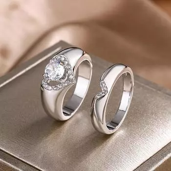 2024 Новый тренд Круглое яркое циркониевое кольцо для женщин Одинокая помолвка свадьба рождественский подарок элегантные ювелирные изделия 4 белый