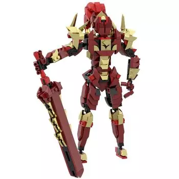 2024 Новый туалет Skibidi Speakerman Block Skibidi Toilet Block Toy Hobby Block Collection Item Net Anime Skibidi Toilet (Рыцарь Крови)