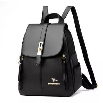 2024 Новый уличный тренд женский багаж кожаные изделия однотонный рюкзак кожаный женский рюкзак с прошивкой белый