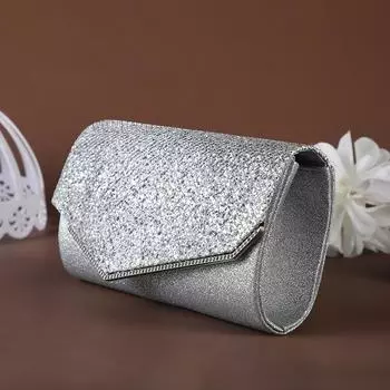 2024 Новый ужин Дамы Ручной Модный Простые Банкет Ручной Косой Span Сумка золотой