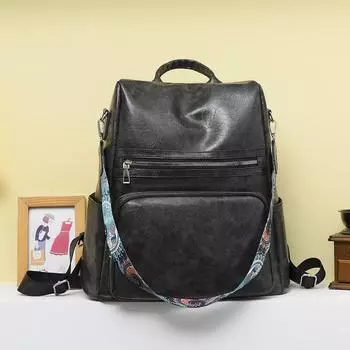 2024 Новый женский рюкзак с защитой от кражи может быть на одно плечо, европейская и американская мода в стиле ретро, многоцелевой уличный рюкзак для путешествий, рюкзак