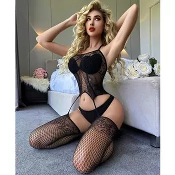 2024 Новый женский сетчатый боди, эротические сетчатые колготки, нижнее белье, женский цельный сексуальный комбинезон для всего тела XXS