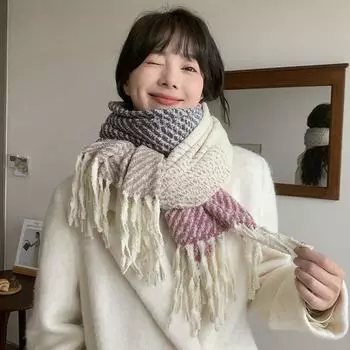 2024 Новый женский зимний удобный универсальный шарф из искусственного кашемира 210x70cm