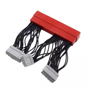 2024 OBD2A / OBD2B к OBD1 жгут проводов автомобиля автомобиль замена перемычки ЭБУ жгут проводов для Honda Accord Civic Prelude