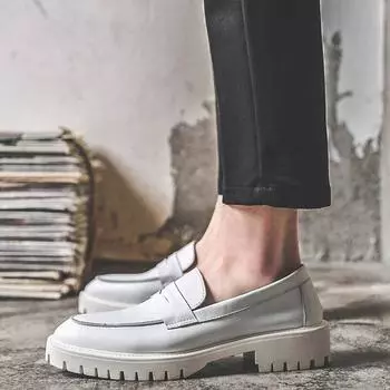 2024 обувь из натуральной кожи, мужские кроссовки, модная брендовая мужская обувь из коровьей кожи, мужская обувь, черный, белый цвет 39 белый