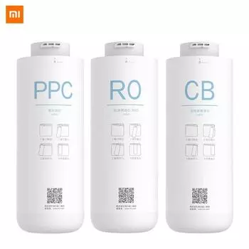 2024 Оригинальный фильтр для очистки воды Xiaomi mijiaWater PPC Композитный фильтр Фильтр обратного осмоса Задний фильтр с активированным углем для C1 и MRB23