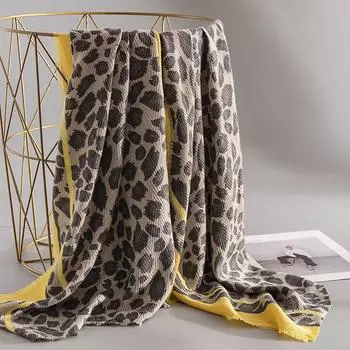 2024 Осень и зима Европейский и американский уличный стиль короткий кисточкой искусственный кашемировый флисовый шарф женский теплый платок шарф 65*190cm