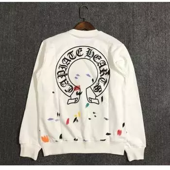 2024 Осень и зима Модный тренд Новая хлопковая толстовка с принтом для мужчин и женщин Модный бренд Повседневная спортивная свободная толстовка с капюшоном S