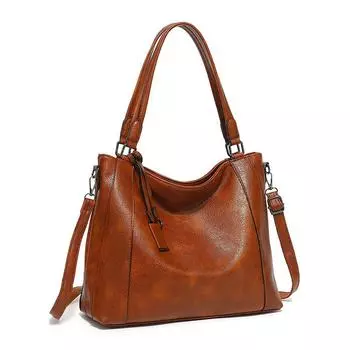 2024 осень и зима новая мягкая кожаная женская сумка портативный стиль модный тренд повседневная сумка сумка через плечо сумка-мессенджер