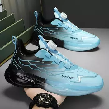 2024 осень и зима новые мужские туфли повседневные подростковые кроссовки с вращающимися пуговицами спортивная обувь мужская модная обувь обувь Jinjiang 39