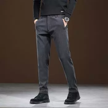 2024 Осень и зима Новые вельветовые брюки для мужчин Осенние и зимние стили Модные брендовые облегающие повседневные деловые брюки Модные и удобные 28