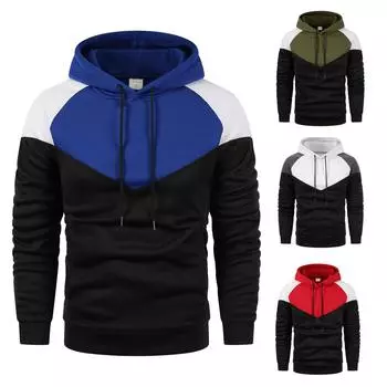 2024 Осень и зима Новый пуловер с капюшоном большого размера с разноцветным принтом и принтами для пар S