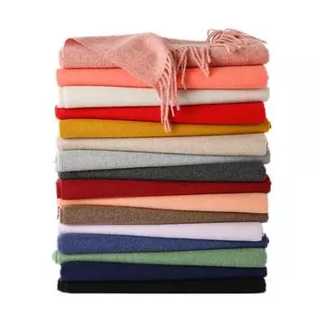 2024 Осень и зима Новый утолщенный и удлиненный кашемировый шарф универсальный женский теплый шарф для защиты шеи двухсторонний шарф шаль 200*70cm