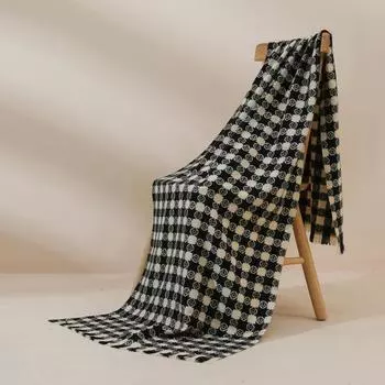 2024 Осень и зима Новый утолщенный и удлиненный кашемировый шарф универсальный теплый шарф для защиты шеи двухсторонний шарф шаль для женщин и мужчин 190*65cm