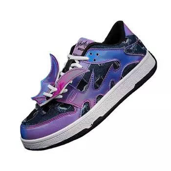 2024 Осень Ins Модные туфли на шнуровке для пар Повседневная обувь Harajuku Универсальная платформа Мужская обувь Женская 36