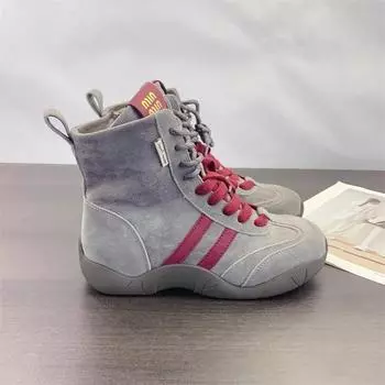 2024 Осень Новая детская обувь для мальчиков Мягкая подошва Удобные туфли в горошек Британский стиль Модные замшевые туфли для девочек Camel Khaki Green 35 коричневый