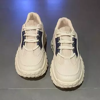 2024 Осень Новая мода Повседневная женская спортивная обувь Уличная легкая обувь для ходьбы 35 чёрный