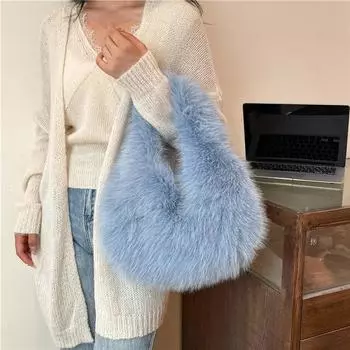 2024 осень новая мода простая темпераментная сумка для пельменей нишевый дизайн иностранный стиль повседневная сумка подмышкой чёрный