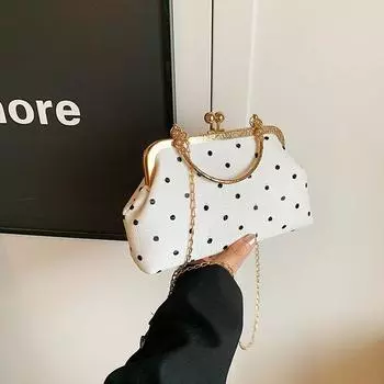 2024 осень новая повседневная литературная сумка для девочек сумка иностранный стиль красивая модная маленькая свежая сумка-мессенджер чёрный