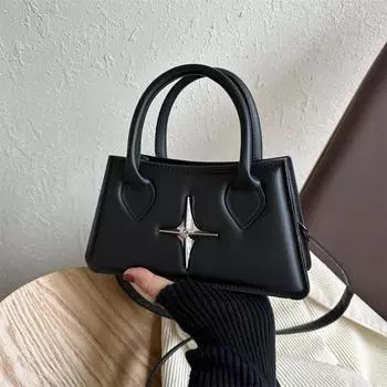 2024 осень новая сумка женская нишевая трендовая сумка через плечо для отдыха пригородная сумка-мессенджер модная маленькая квадратная сумка женская сумка темно-коричневого