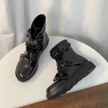 2024 Осень Новое поступление Роскошные брендовые дизайнерские сапоги до середины икры Женские крутые сапоги на высокой платформе Обувь на танкетке Женские 35