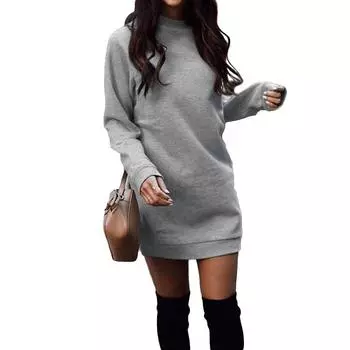 2024 Осень/Зима Модное Женское Длинное Платье С Капюшоном С Круглым Вырезом И Длинными Рукавами Из Плотного Бархата XL чёрный