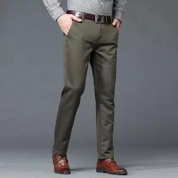 2024 осень/зима мужские брюки тренд универсальные повседневные брюки мужские свободные прямые брюки корейской версии деловые повседневные брюки 30 коричневый