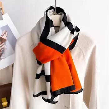 2024 Осень/Зима Новый Удлиненный Хлопок И Конопля Солнцезащитный Теплый Шаль Шея Универсальный Платок Для Женщин 178X66CM