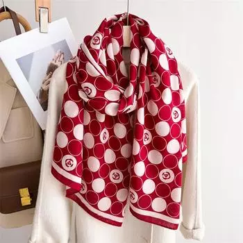 2024 Осень/Зима Новый Удлиненный Хлопок И Конопля Солнцезащитный Теплый Шаль Шея Универсальный Платок Для Женщин 178X66CM