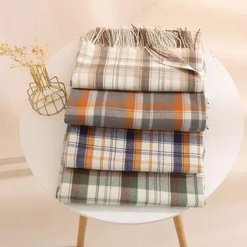 2024 Осень/Зима Новый утолщенный и удлиненный кашемировый шарф многофункциональный теплый шейный двухсторонний шарф шаль для мужчин и женщин 200*65cm