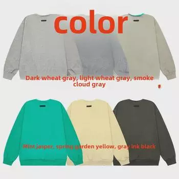 2024 Осень/Зима Унисекс Силиконовый Essential Толстовка: Модный бренд для пар Medium