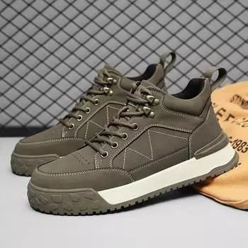 2024 Осень Зима Высокий Топ Повседневный Дышащий Hollow Board Shoes Мужская Спортивная Скейтбординг Обувь Модная Вулканизированная Обувь Мужская 39