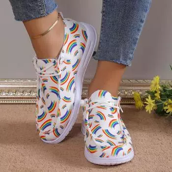 2024 Осенние модные кроссовки на низком каблуке Женская обувь Высококачественная женская обувь на шнуровке из вулканизированной стали 36 белый