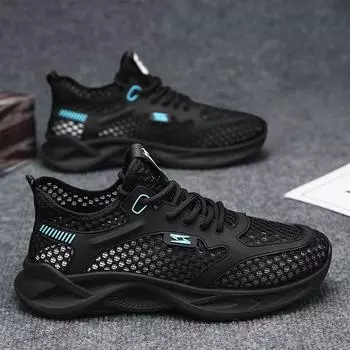 2024 открытый полые лезвия дно холодные липкие сверхлегкие ленивые туфли звезда с той же прямой трансляцией досуг спорт летающий ткачество 39 бежевый