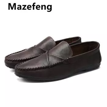 2024 Patent Leather Men Casual Shoes Italian Men Loafers Moccasins Slip on Men s Flats Breathable Hollow Out Male Driving Shoes 39 чёрный