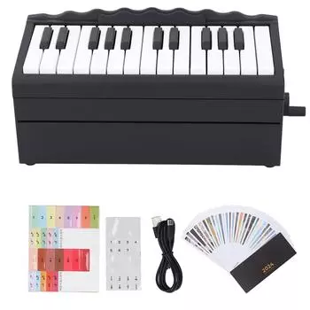 2024 Playable Piano Calendar Bluetooth Educational Early Learning Desktop Ornament Piano Desk Calend