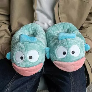 2024 плюшевые меховые тапочки для женщин и мужчин зимние уличные пушистые теплые хлопковые сапоги для дома в помещении модные меховые уютные меховые туфли 36 зелёный