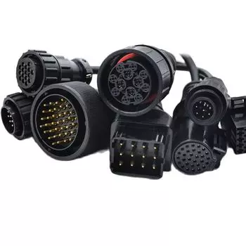 2024 Полный комплект из 8 кабелей для грузовиков OBDII диагностический инструмент для TCS Pro Multidiag Pro+ с разъемом автомобильного сканера Delphis