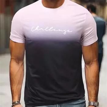 2024 повседневные мужские футболки с принтом, футболки с буквенным принтом, рубашка для фитнеса, большие топы с короткими рукавами, топы для мальчиков, винтажные мужские футболки 4XL